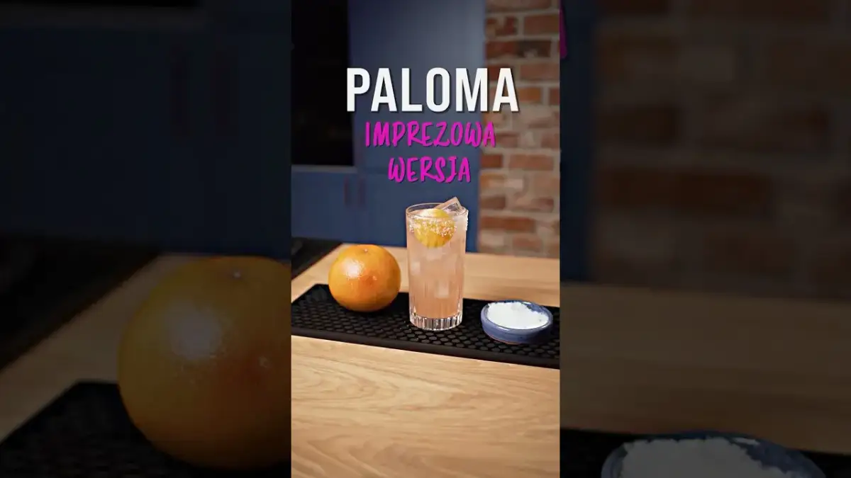 Paloma drink – przepis na orzeźwiający koktajl z tequilą i grejpfrutem