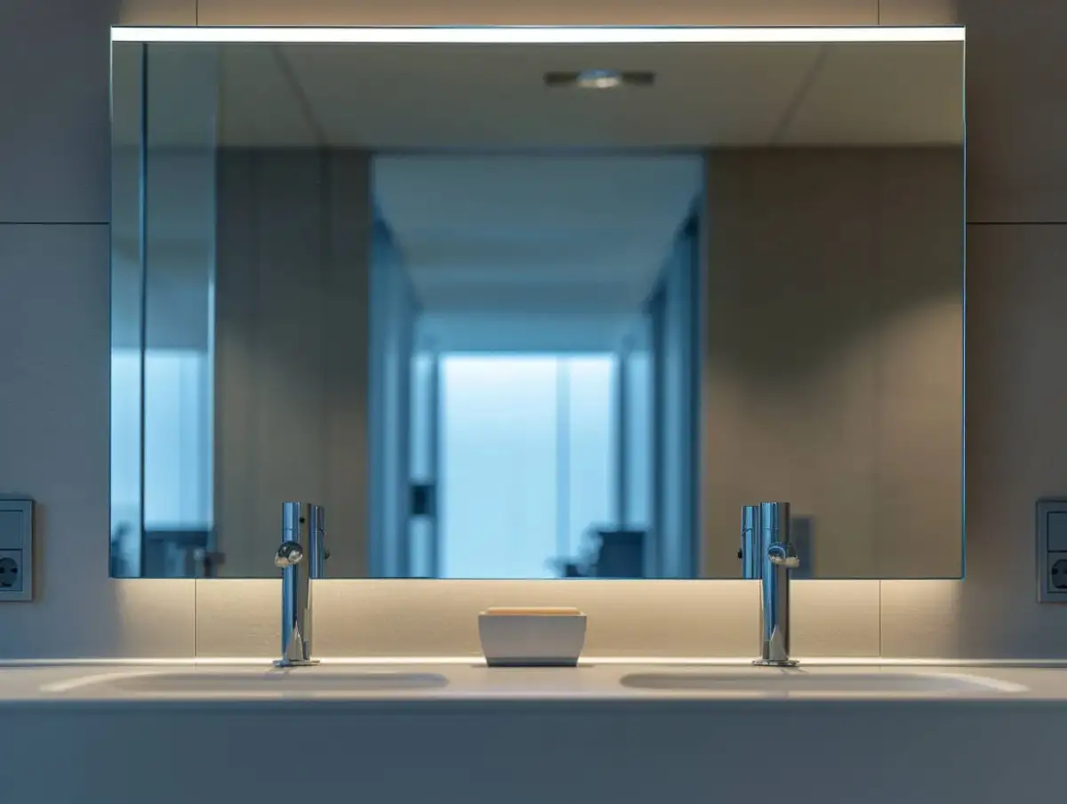 Jakie lustro do łazienki wklejane czy zawieszane – co wybrać?