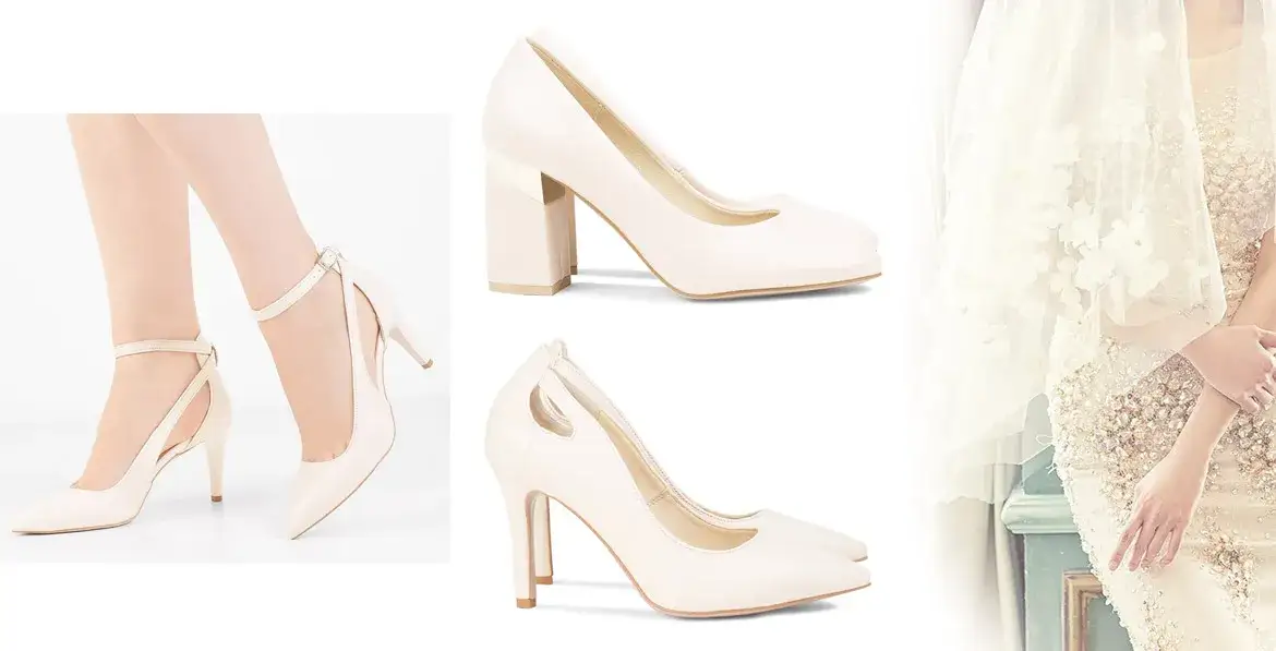 Jakie buty do sukni ślubnej ivory? Idealne kolory i style, które oczarują
