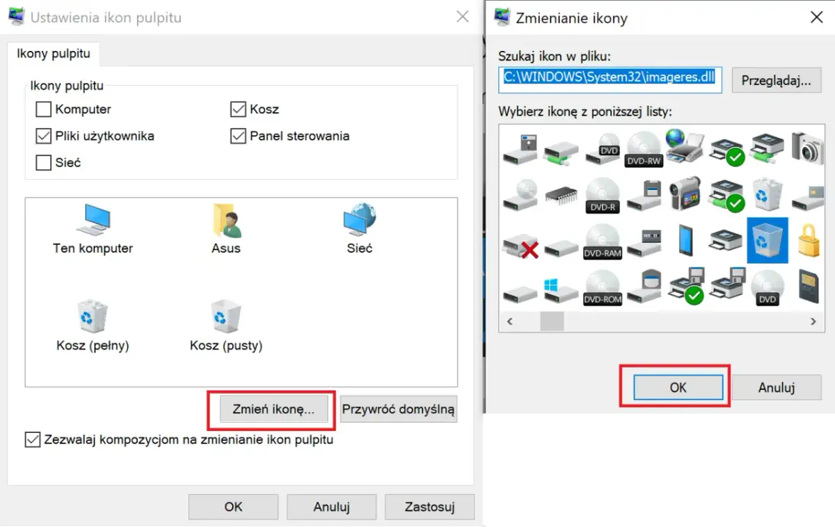 Jak zmienić ikonę aplikacji Windows 10 i uniknąć problemów z ustawieniem