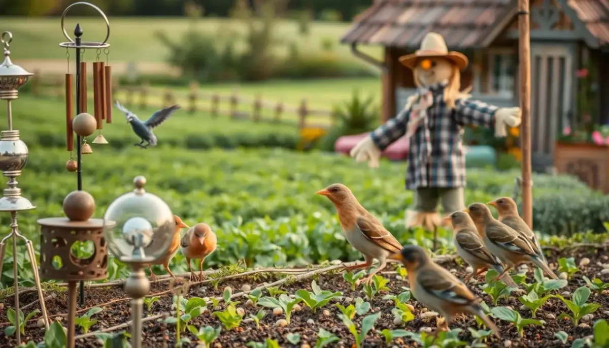 Jak wystraszyć wróble skutecznie i humanitarnie w ogrodzie