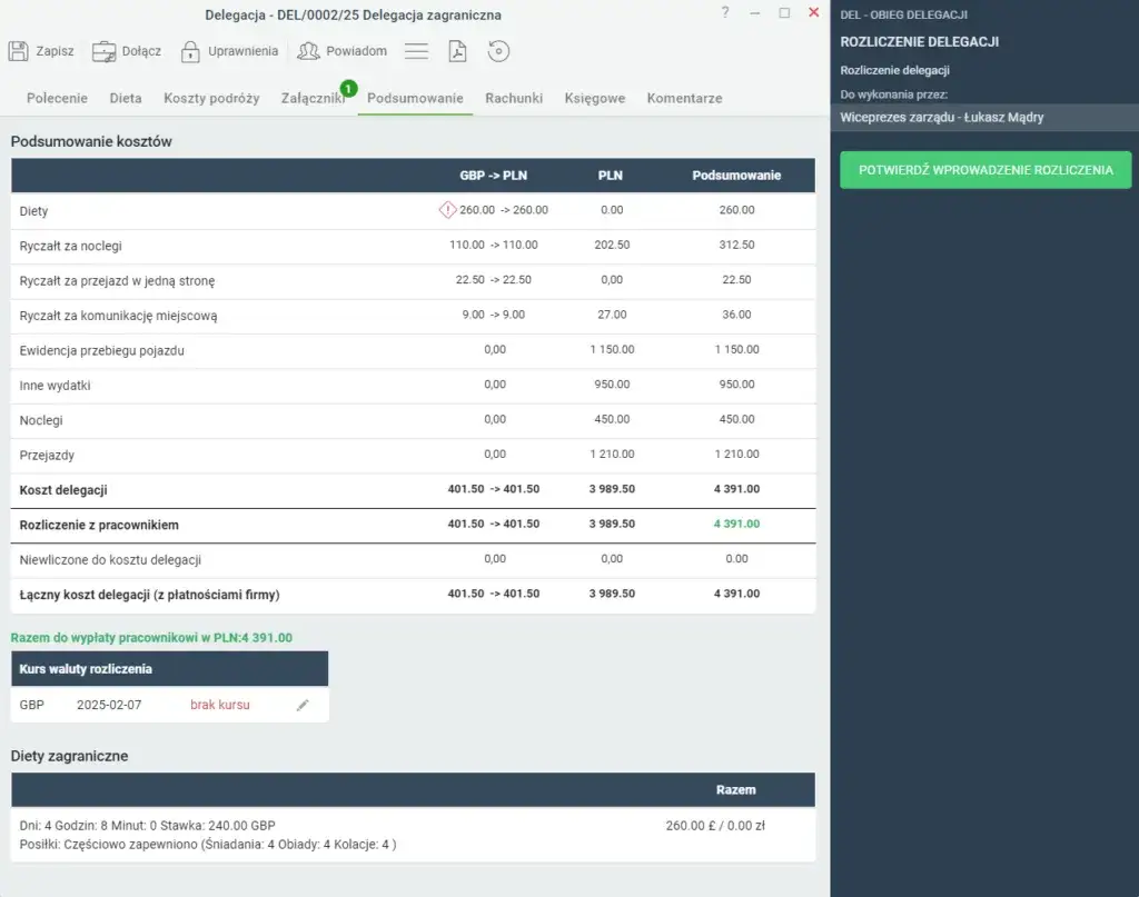 Delegacja zagraniczna: Krok po kroku oblicz diety i uniknij błędów!