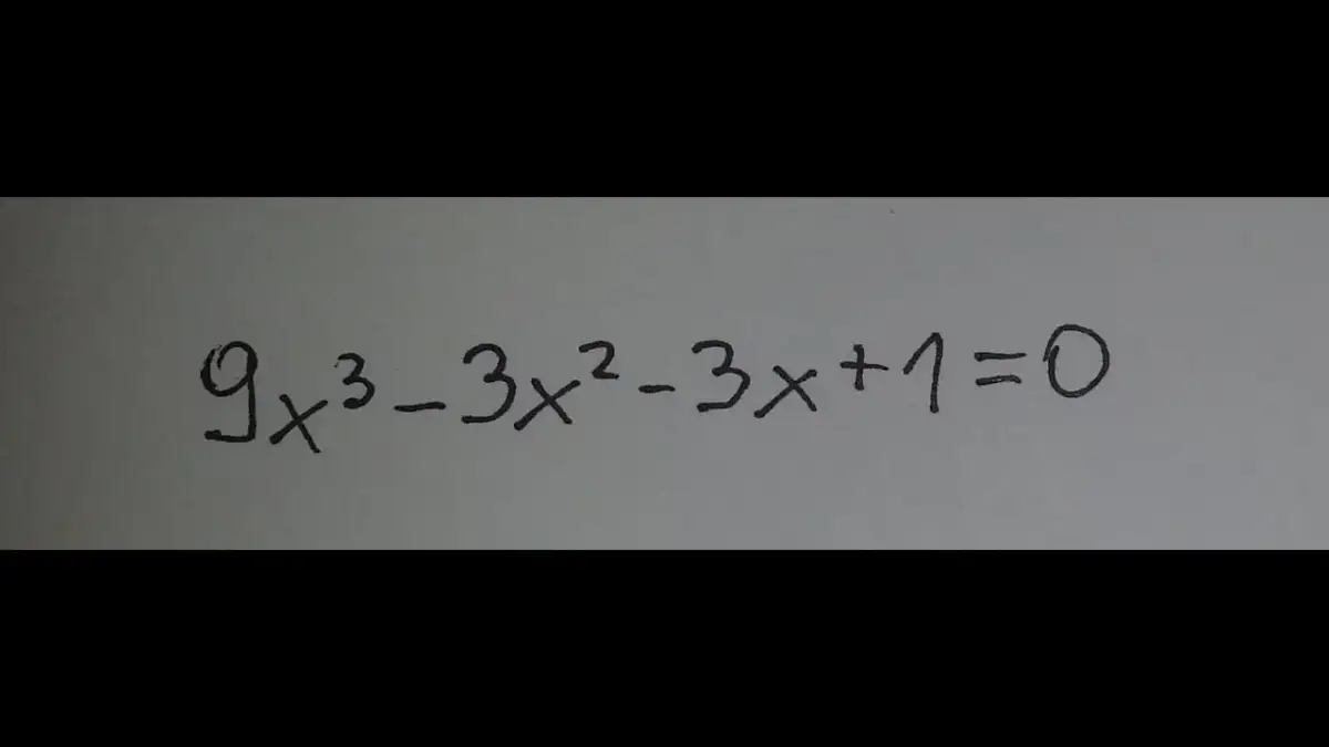 Jak rozwiązać równanie sześcienne - skuteczne metody i przykłady