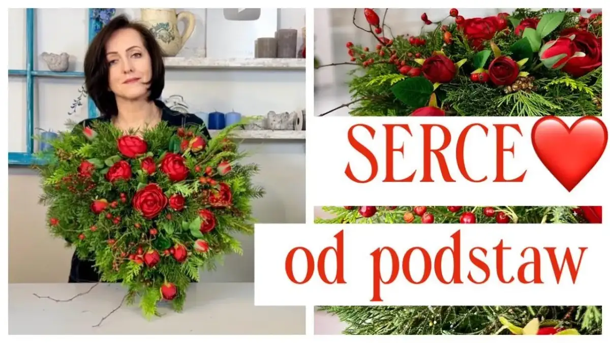Jak zrobić stroik serce na cmentarz – piękna dekoracja na grób