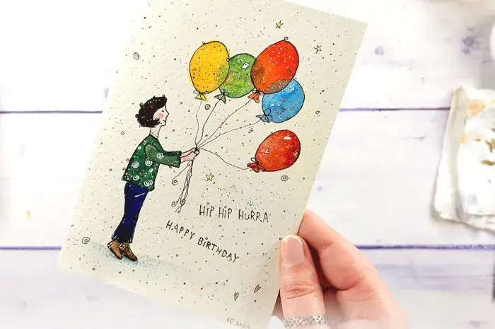 Geburtstagskarten selbst zeichnen: Einfache Motive & Tipps