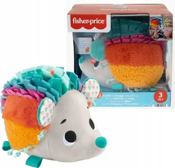 Fisher Price kolorowy jeż zabawka sensoryczna – rozwój zmysłów dziecka