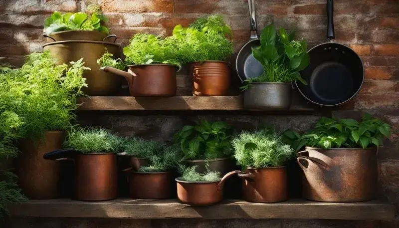 10 kreatywnych pomysłów na stare garnki w ogrodzie - DIY