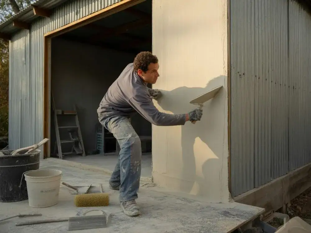 Alternatywy dla tynku w garażu: najlepsze materiały na ściany