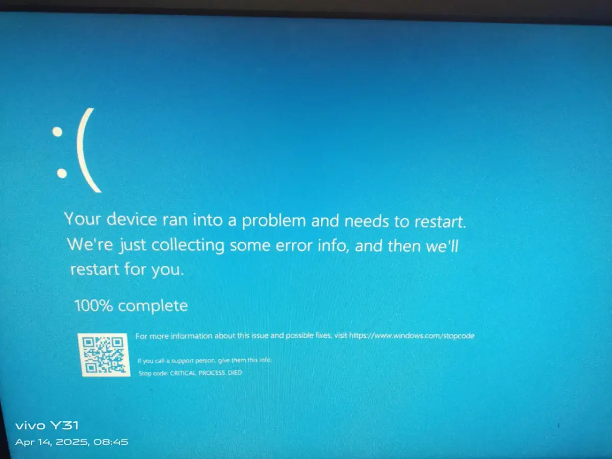 Critical Process Died? Szybka naprawa BSOD Windows krok po kroku