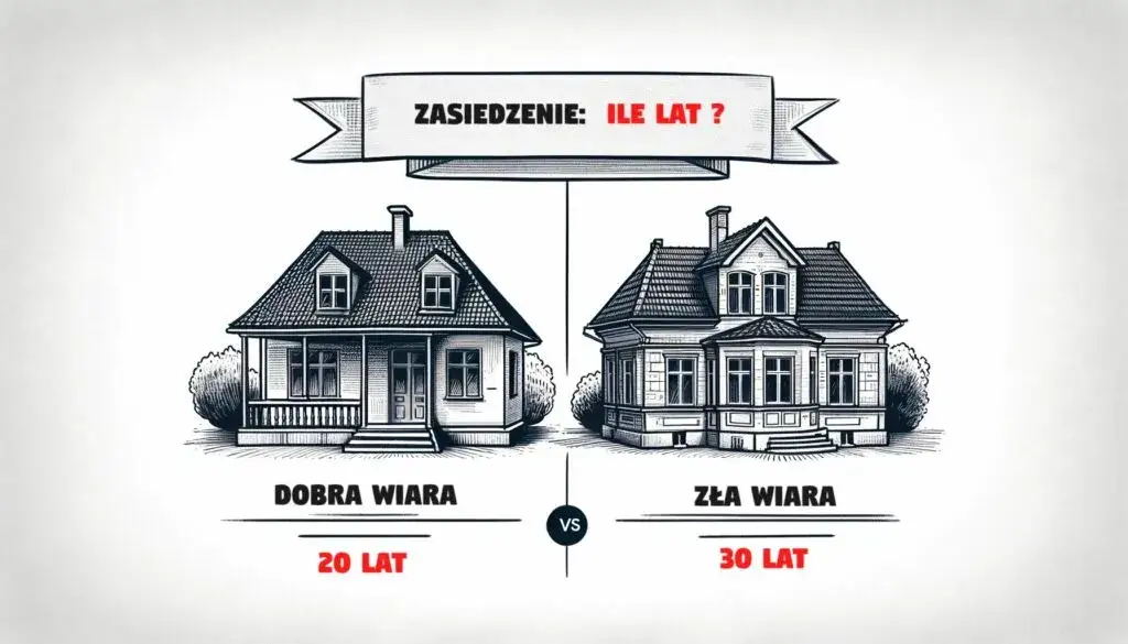 Zasiedzenie nieruchomości: 20 czy 30 lat? Sprawdź, ile potrzebujesz!