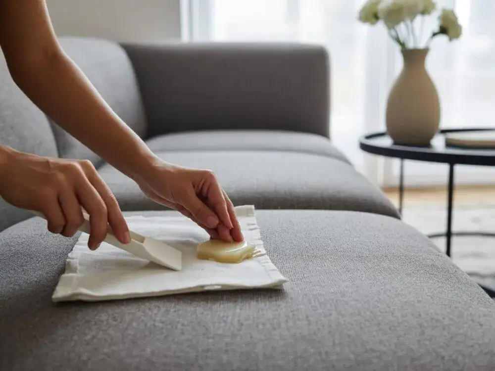 Jak usunąć wosk z kanapy - skuteczne metody na trudne plamy