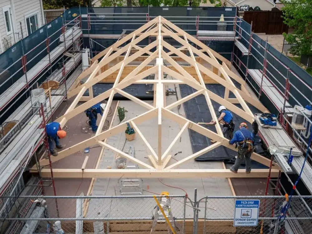 Wymiana krokwi: kiedy zgłoszenie, a kiedy pozwolenie na budowę?