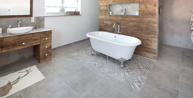 Elegante Badezimmer mit grauen Fliesen: Ideen und Tipps zur Gestaltung