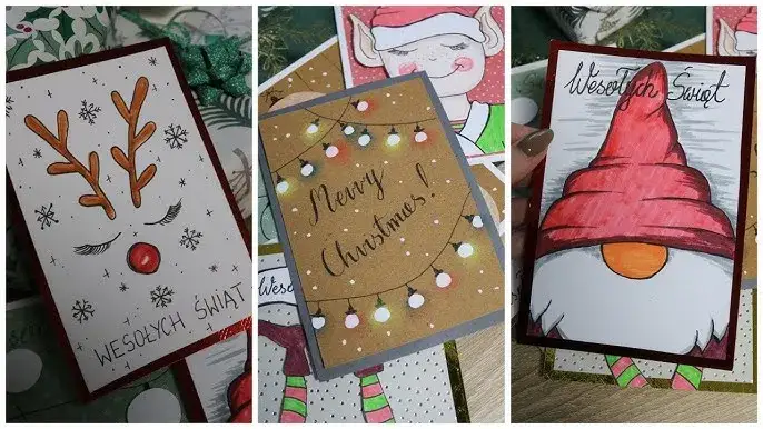 Ręcznie robione kartki świąteczne DIY: Stwórz magię krok po kroku!