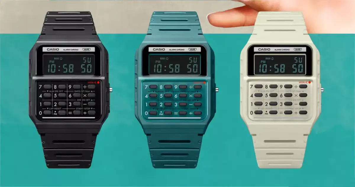 Retro Casio calculator watch – odkryj ikoniczne modele i ich funkcje