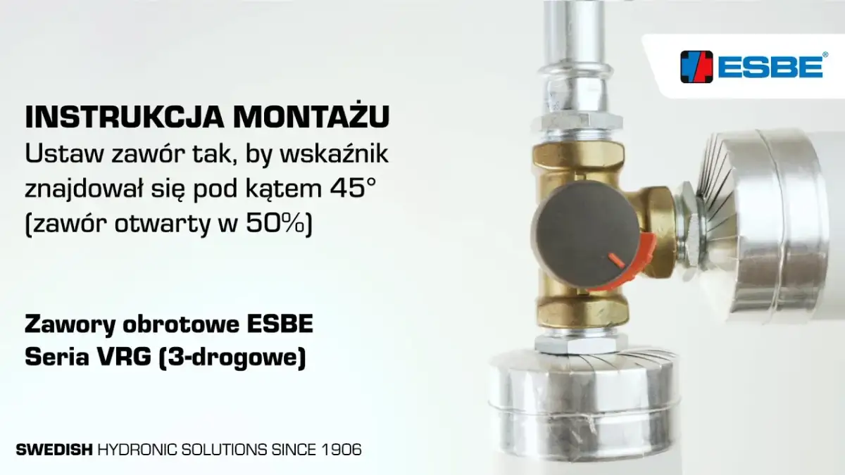 Jak ustawić zawór trójdrożny ESBE, aby uniknąć problemów z temperaturą