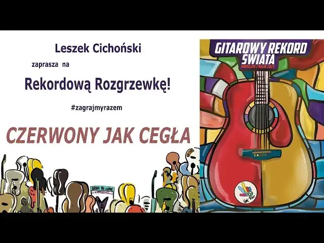 Czerwony jak cegła akordy - zagraj tę piosenkę bez błędów