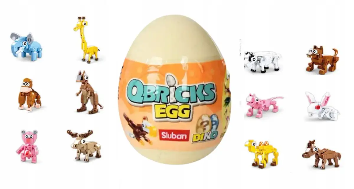 Najlepsze jajka niespodzianka z zabawką dla dzieci i zwierząt