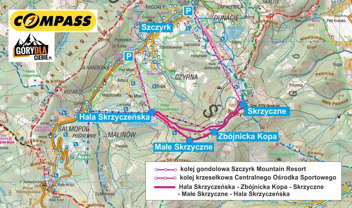 Skrzyczne: szlak zielony czy niebieski? Wybierz idealną trasę!