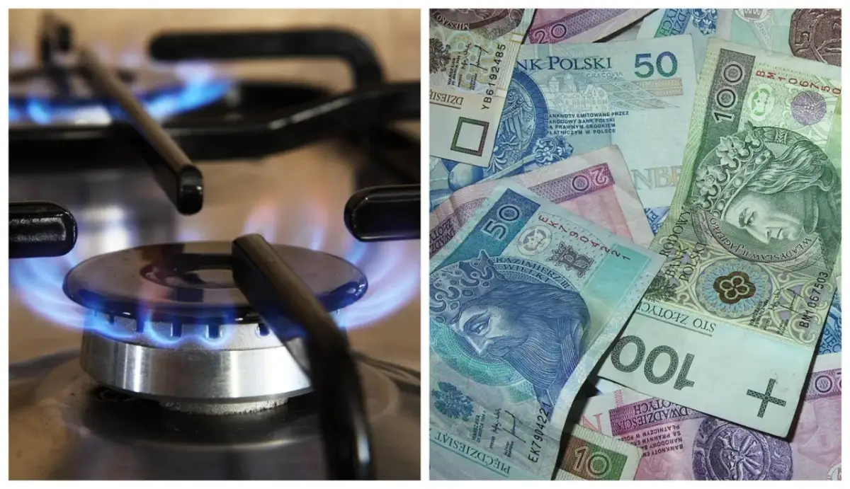Płomień gazu na kuchence i polskie banknoty. Czy to zapowiedź dofinansowania do gazu dla kogo?