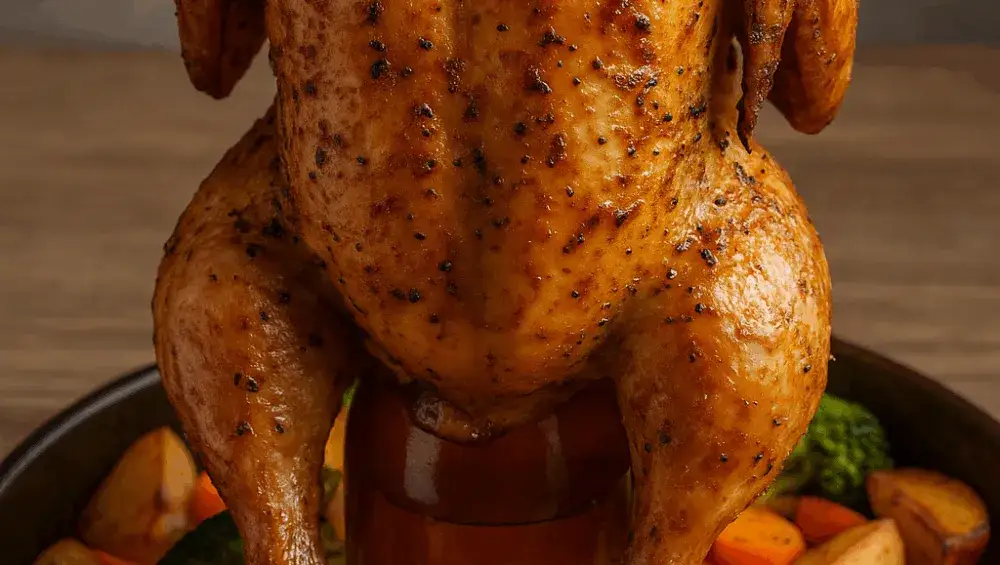 Kurczak na butelce: przepis na soczyste mięso i chrupiącą skórkę
