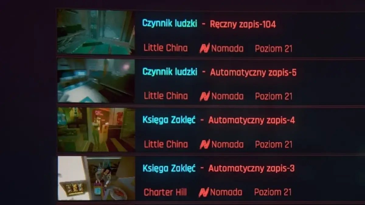 Gdzie znaleźć zapisy w Cyberpunk 2077 i uniknąć utraty postępu