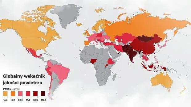 Największy smog na świecie: Gdzie jest najgorsza jakość powietrza?