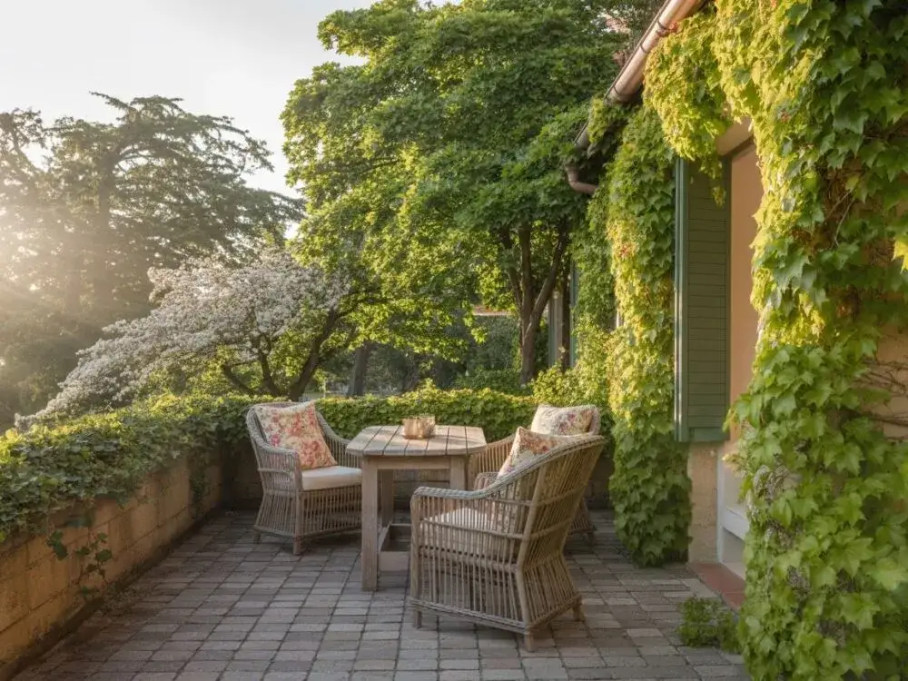 Drzewo przy tarasie: wybierz idealne! Cień, prywatność i urok