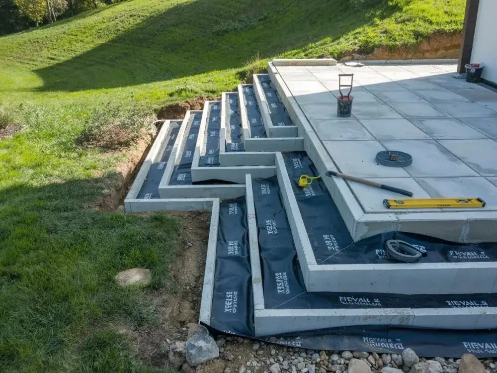 Czym wykonać spadek na tarasie? Trwałość i brak kałuż na lata