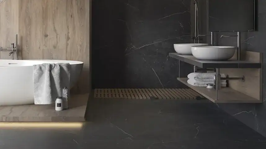 Grafitowe płytki: Jaka fuga? Klucz do trwałości i designu