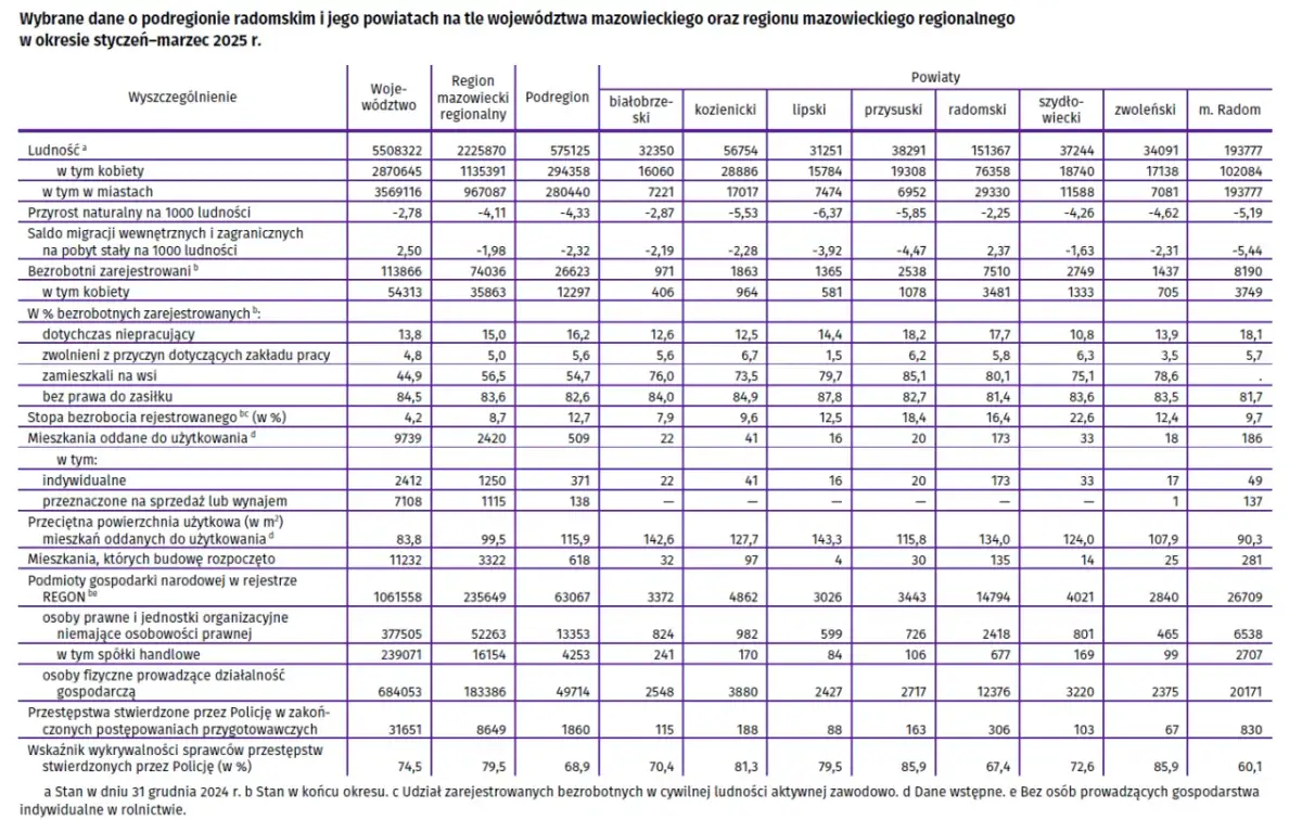 Ile mieszkańców ma Radom? Aktualne dane i prognozy
