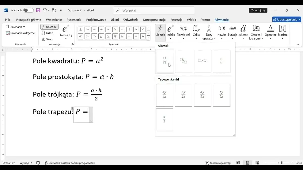 Jak napisać wzór w PowerPoint – łatwe sposoby na profesjonalne wzory matematyczne