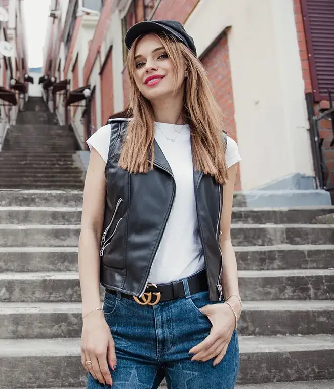 Stylowe inspiracje: jak nosić kamizelkę skórzaną damską w modzie