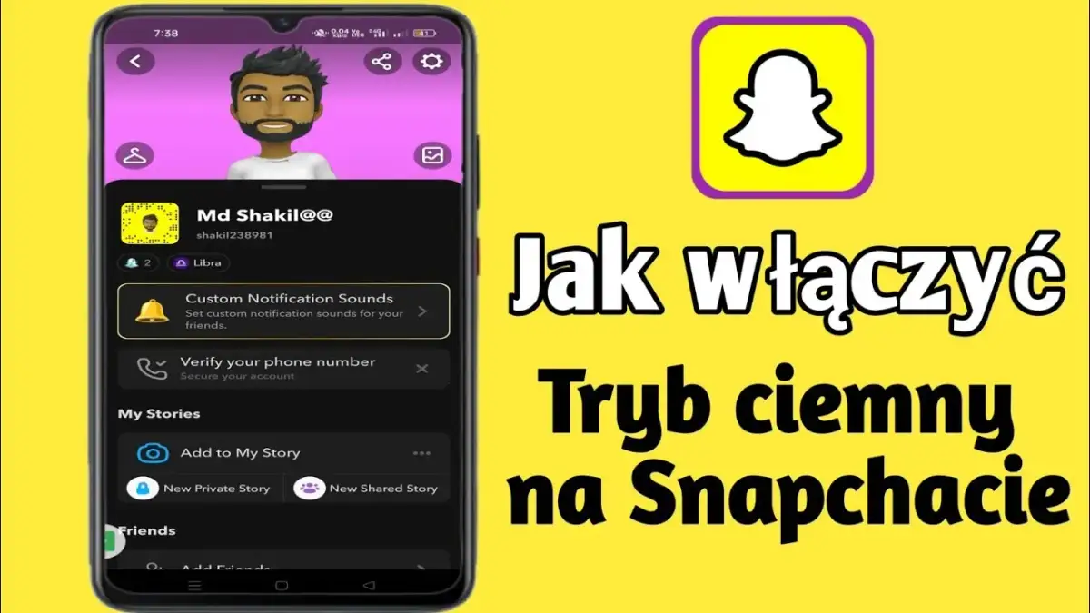 Jak włączyć czarny motyw na snapie i poprawić komfort korzystania