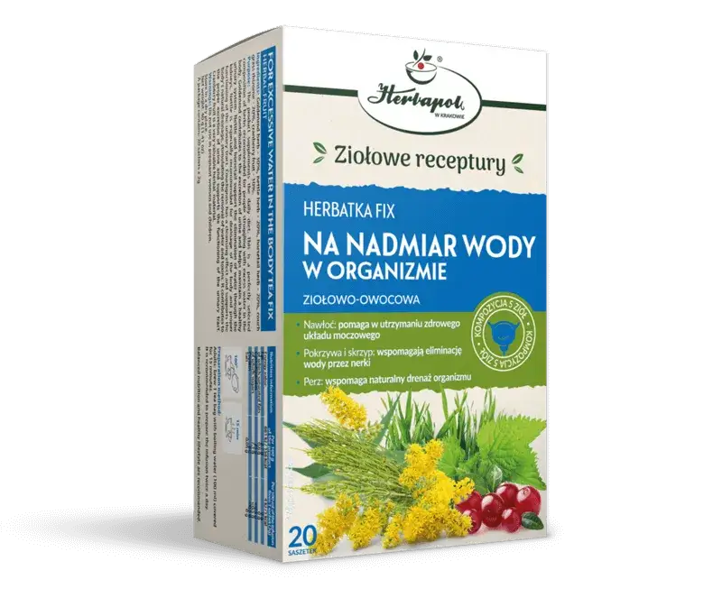 Herbaty moczopędne: Jak pozbyć się wody z organizmu?