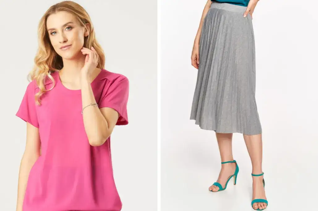 Jaka bluzka do szarej spódnicy? Ponad 20 stylowych inspiracji