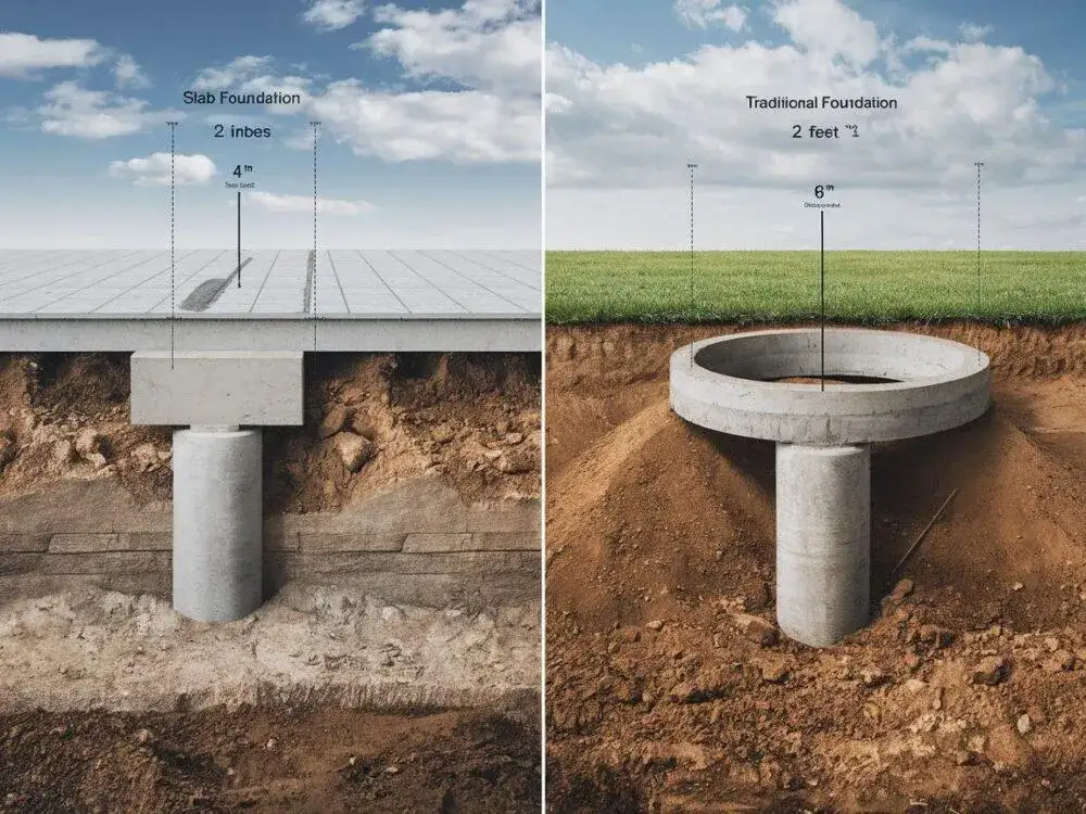 Płyta fundamentowa czy fundament - co lepiej wybrać na trudne grunty?