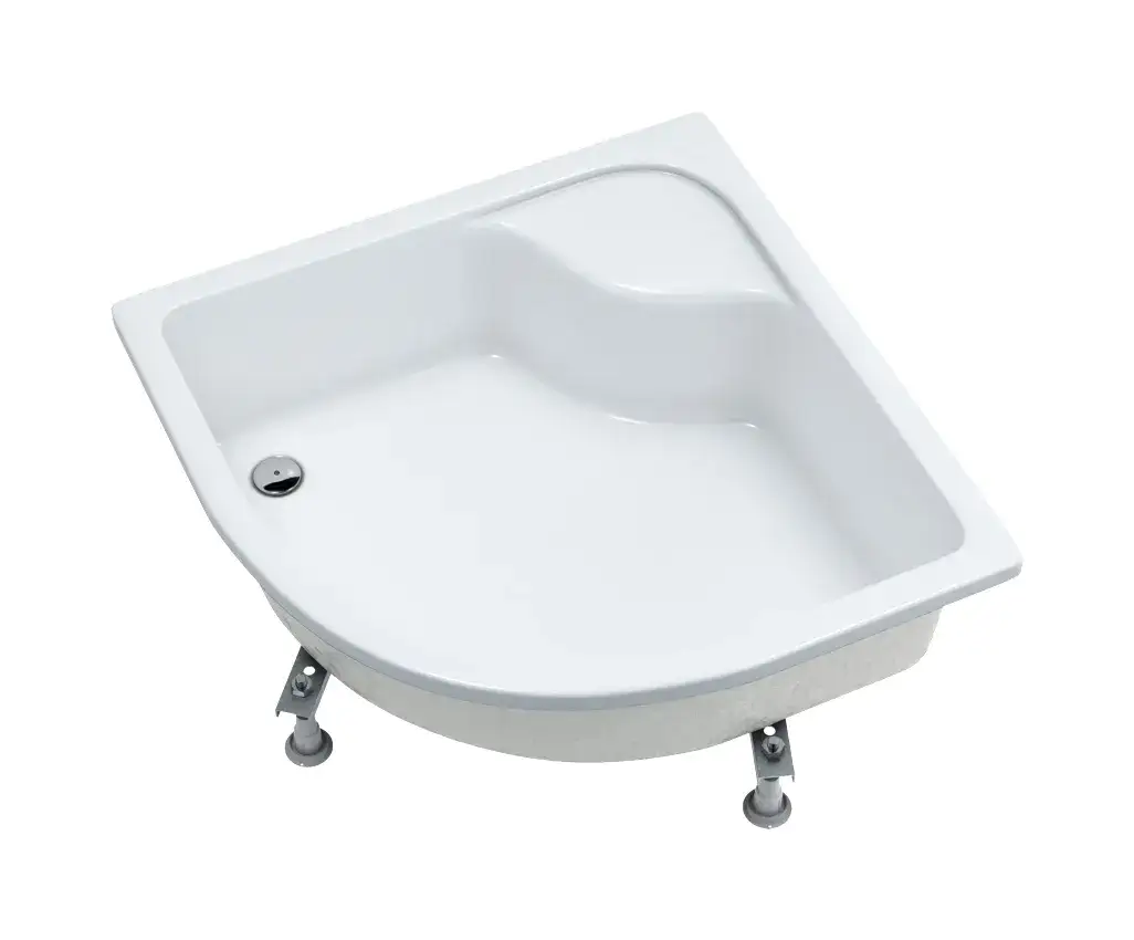 Brodzik 90x90 półokrągły konglomerat – idealne rozwiązanie do łazienki