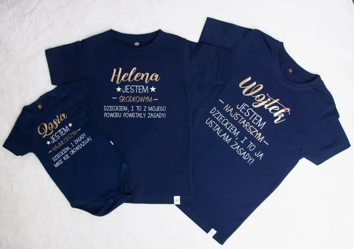 Bluzki dla rodziców i dzieci – wyjątkowe zestawy na każdą okazję