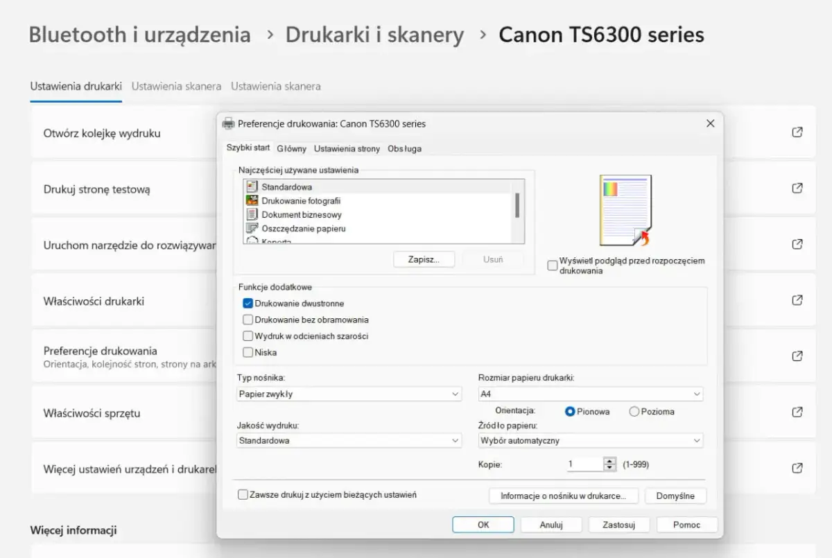 Jak ustawić drukowanie dwustronne i zaoszczędzić papier oraz czas