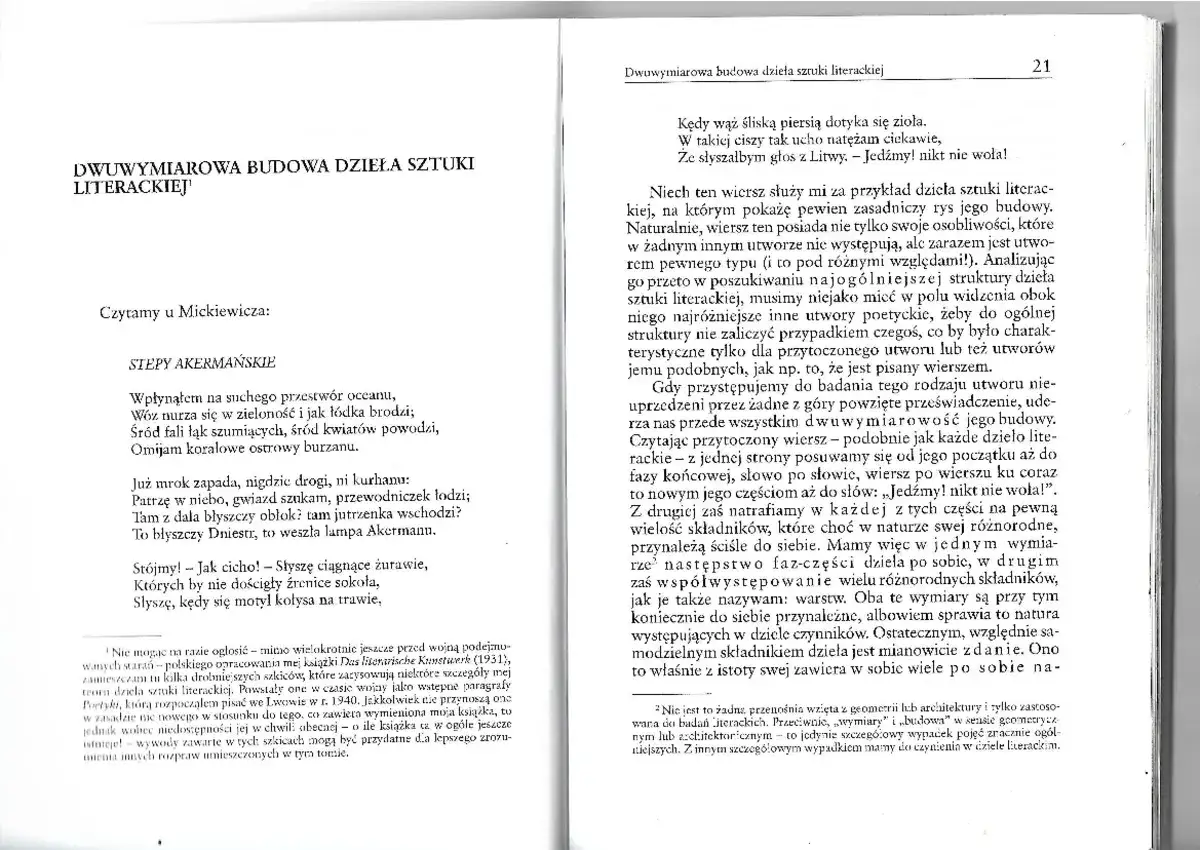 Stepy Akermańskie Mickiewicza – streszczenie wiersza. Analiza dwuwymiarowej budowy dzieła literackiego.