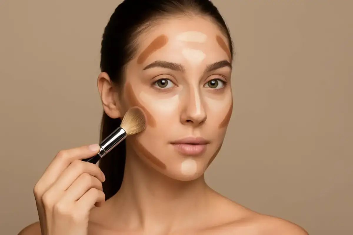 Konturowanie twarzy korektorem: Gdzie nakładać dla idealnych rysów?