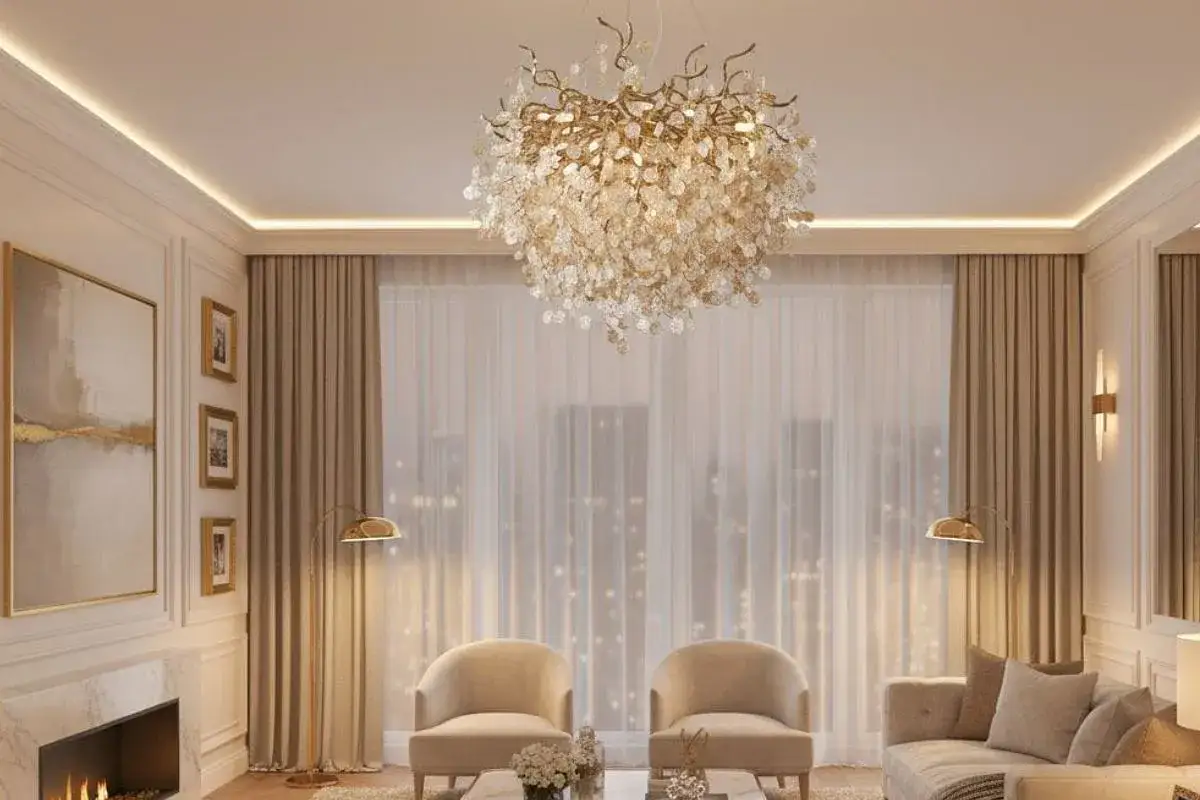 Żyrandol do salonu: jak wybrać idealny? Trendy i błędy