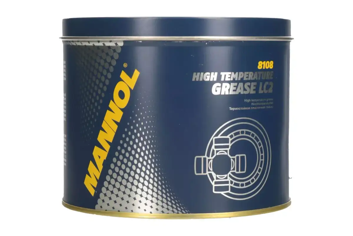Niebieska puszka smaru MANNOL High Temperature Grease LC2. Idealny wybór, jeśli zastanawiasz się, jaki smar do łożysk sprawdzi się w wysokich temperaturach.