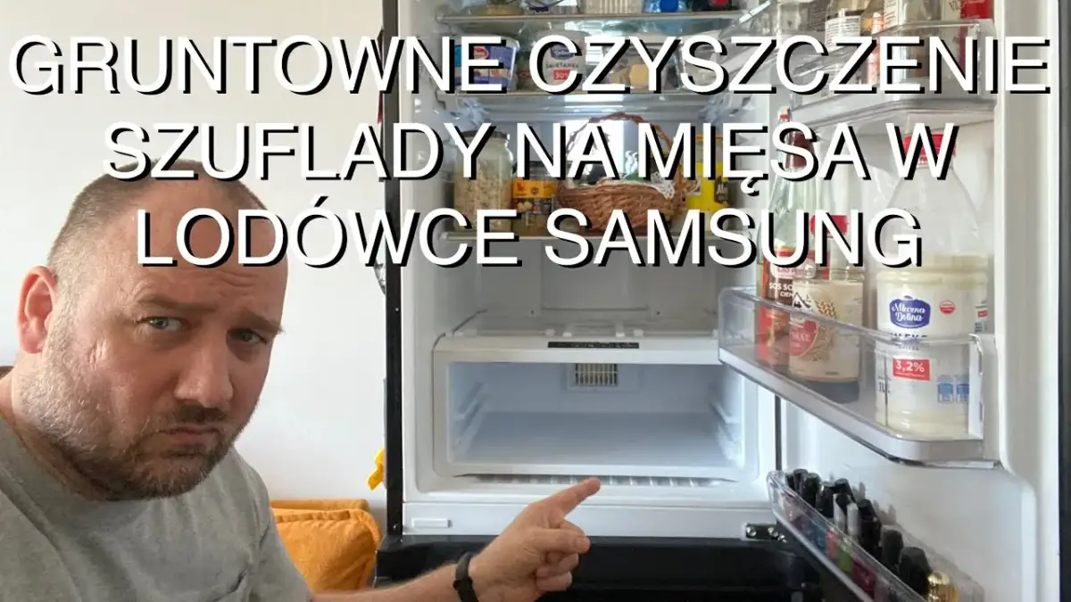 Idealna czarna lodówka Samsung: Jak czyścić bez smug i rys?