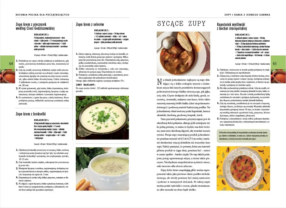 Syczące zupy, czy zupy mają dużo kalorii? Dania z mięsem, rybą, czy warzywami.