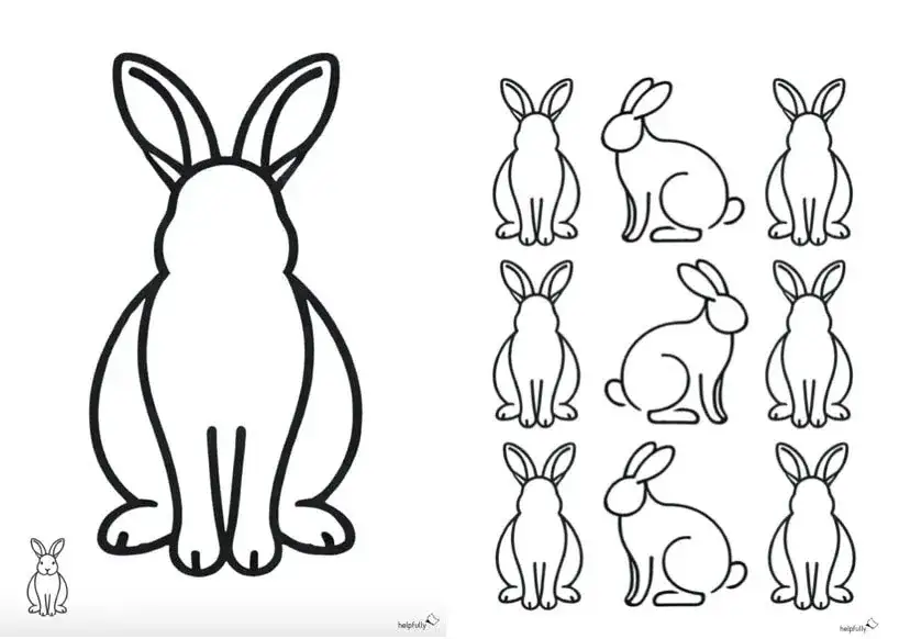 Hasen-Vorlagen zum Ausdrucken: Kostenlos & Kreativ Malen & Basteln