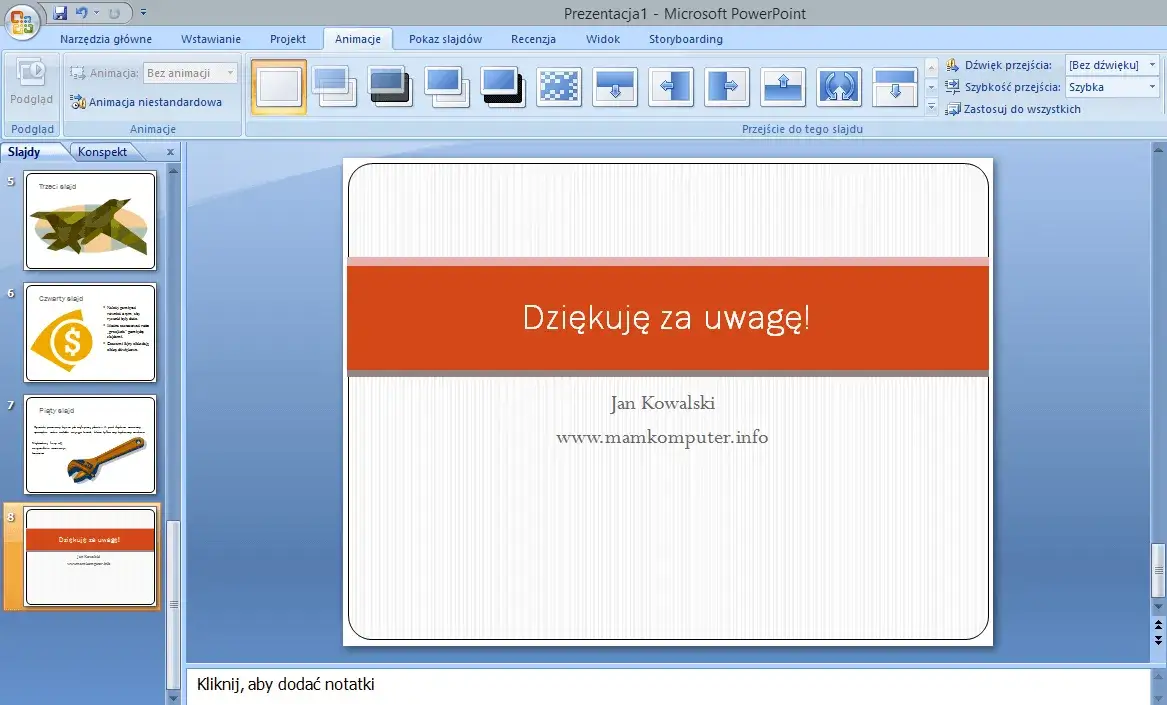 Jak zakończyć prezentację PowerPoint, aby zaskoczyć słuchaczy?