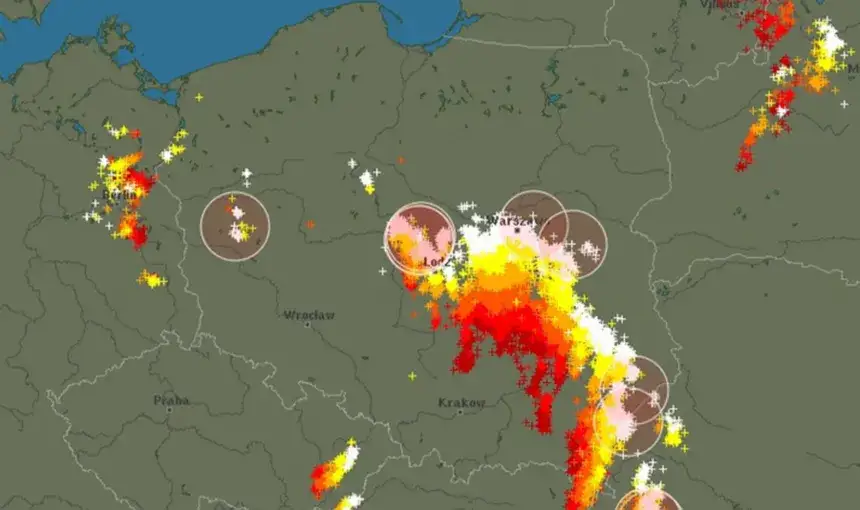 Jak daleko jest burza aplikacja - proste sposoby na pomiar odległości