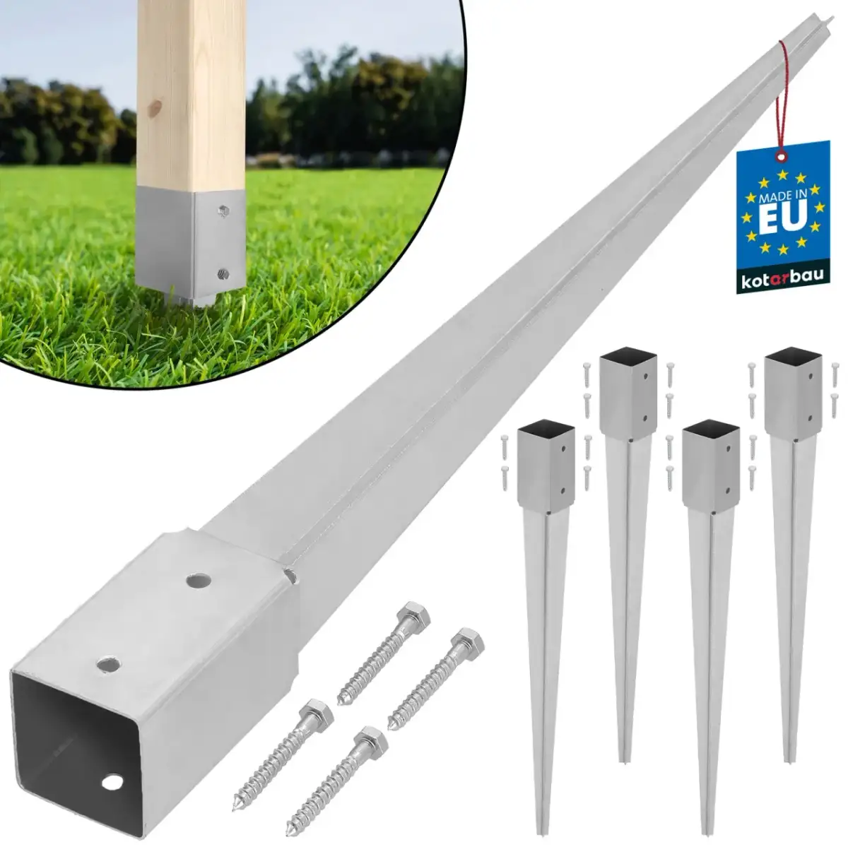 Kotwa wbijana 70x70: Fundament bez betonu? Sprawdź, jak to działa!